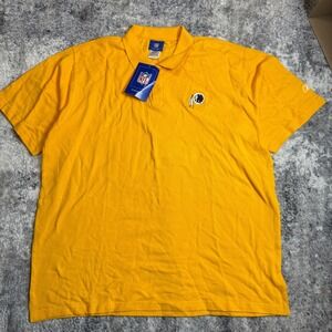 Reebok NFL Washington Redskins Polo Shirt Mens 2XL Short Sleeve Cotton NWT